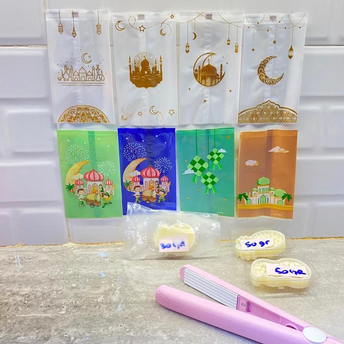 PLASTIK KUE KERING LEBARAN / 100LEMBAR PLASTIK NASTAR / TRAY NASTAR / PLASTIK NASTAR LEBARAN