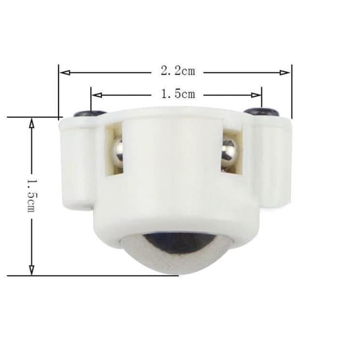 Bisa Gosend Ball Caster Miniq 3Pi Bola Roda Bebas N20 Robot Free Wheel Mini