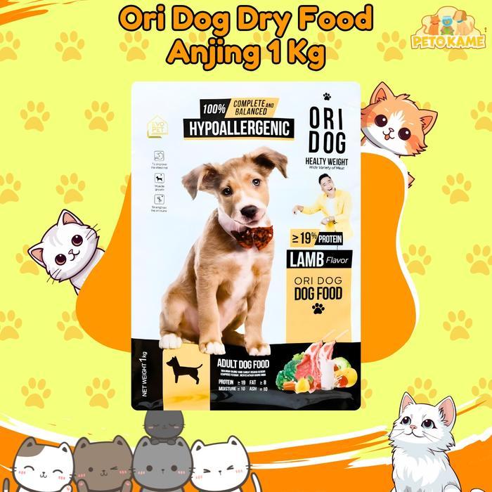 ` ORI DOG 1KG HYPOALLERGENIC - Makanan Kering Anjing Dog Dry Food Hypoallergenic Adult Lamb
