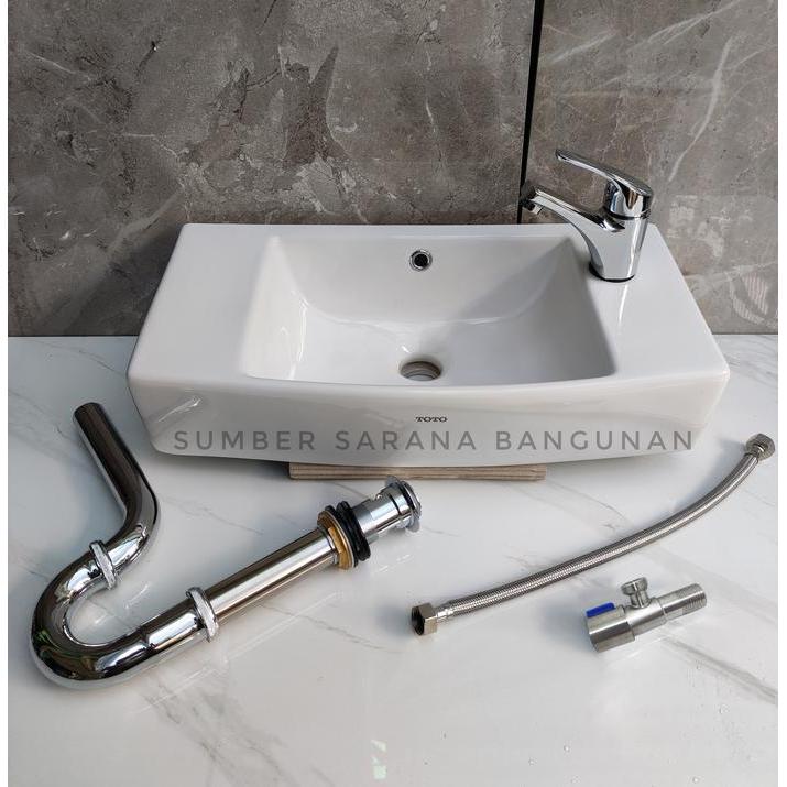 Wastafel Toto Set Komplit / Westafel Cuci Tangan