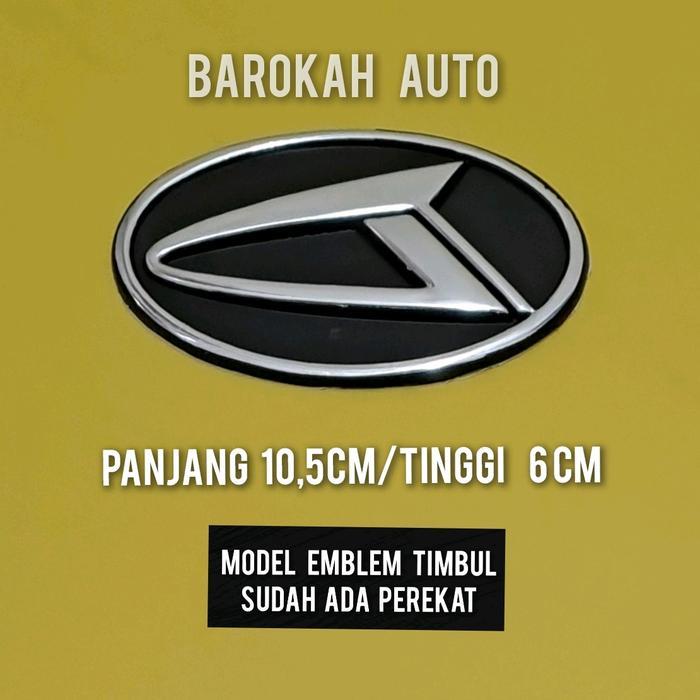 emblem logo D untuk grill depan mobil feroza