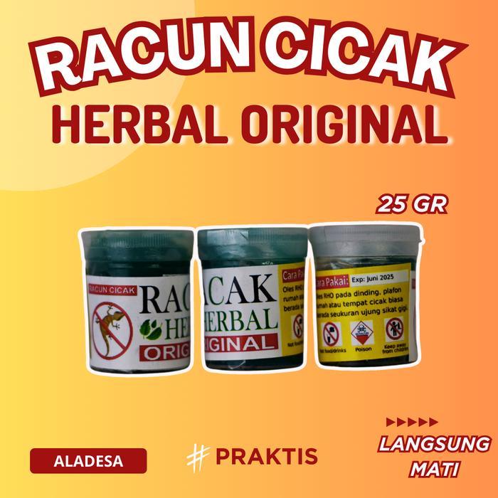 RACUN CICAK HERBAL ORIGINAL PEMBASMI CICAK TOKEK LIZARD POISON Eco-friendly