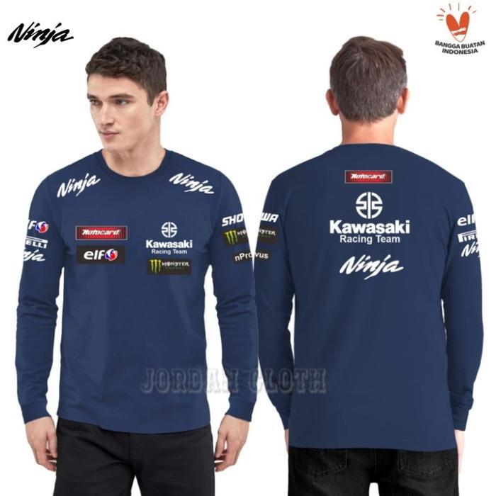 Kaos Baju Lengan Panjang Kawasaki Ninja Racing Team Motogp
