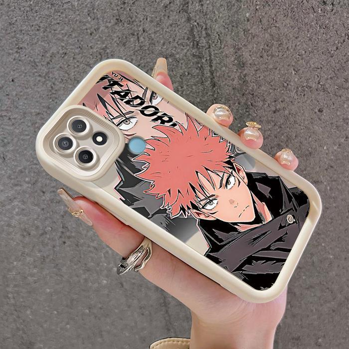 Casing Hp Untuk OPPO A15 A15s A35 Case Hp Pola anime Kasing Ponsel Kesing pelindung Cesing Silikon