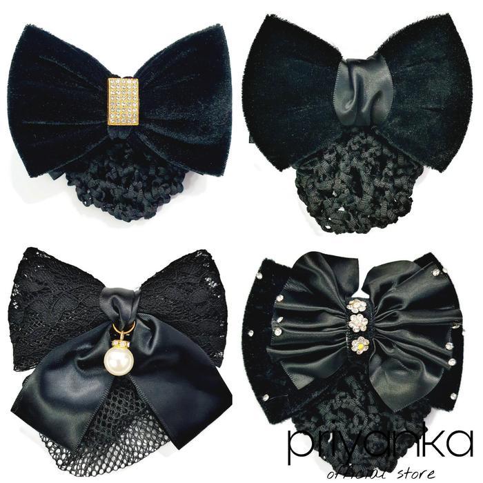 Jepit Rambut Harnet Fashion/Aksesoris Rambut Harnet/Harnet Rambut Hitam Clips