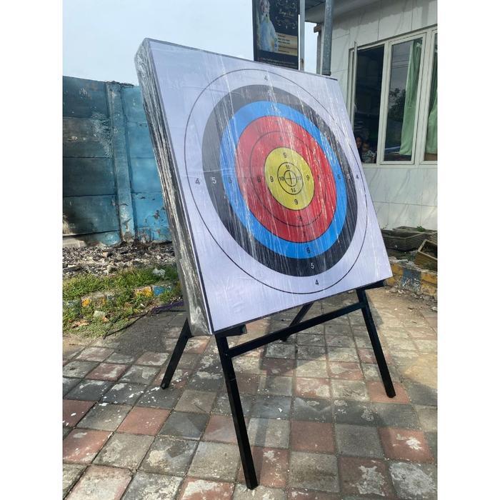 Stand Target Panahan Dewasa Besi Kuat / Jagrak Panahan kaki 4 besi