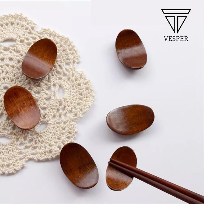 nanmu wooden japanese chopstick holder / kayu alas dudukan sumpit