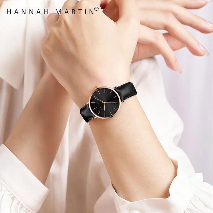 WatchNews- Hannah Martin Jam Tangan Wanita Hannah Martin Simple Design Original Women Watch Ch32P