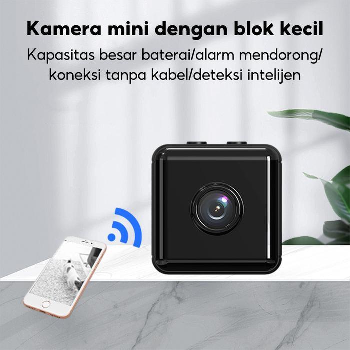 BOHLAM KAMERA MINI X6 CCTV WIFI SMART CAMERA HD 1080P KAMERA CCTV JARAK JAUH LEWAT JAM