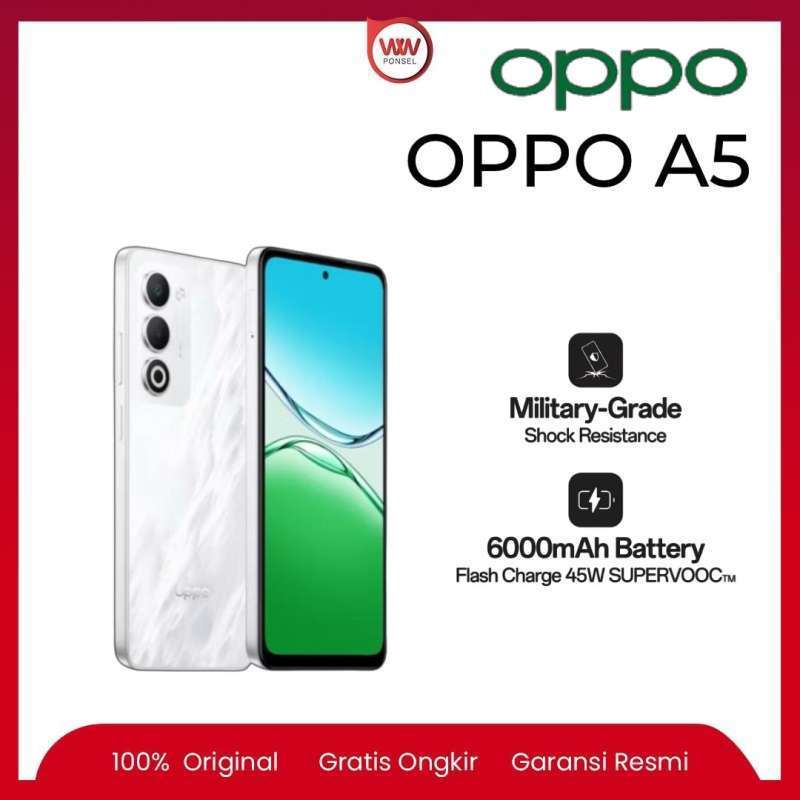 Hp Oppo A5 2025 Ram 8GB Internal 256GB Garansi Resmi