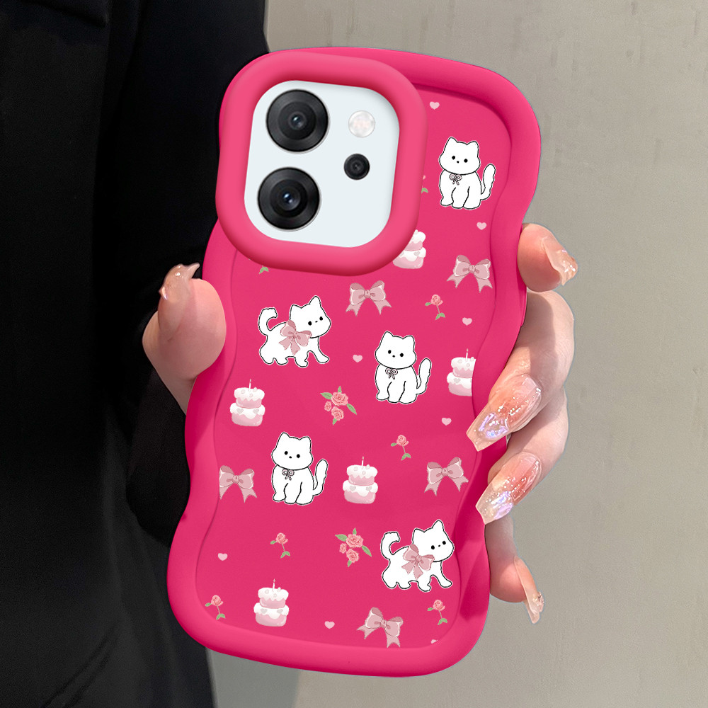 Casing Hp Untuk OPPP Reno 14F 5G Case Softcase Kesing Soft Cassing Bear 0745