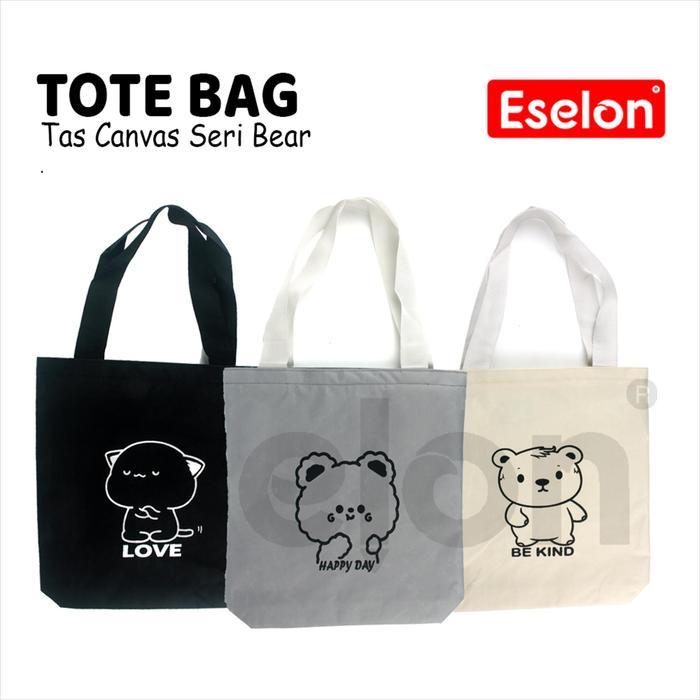 Tote Bag Canvas Polos /Tote Bag Canvas Resleting