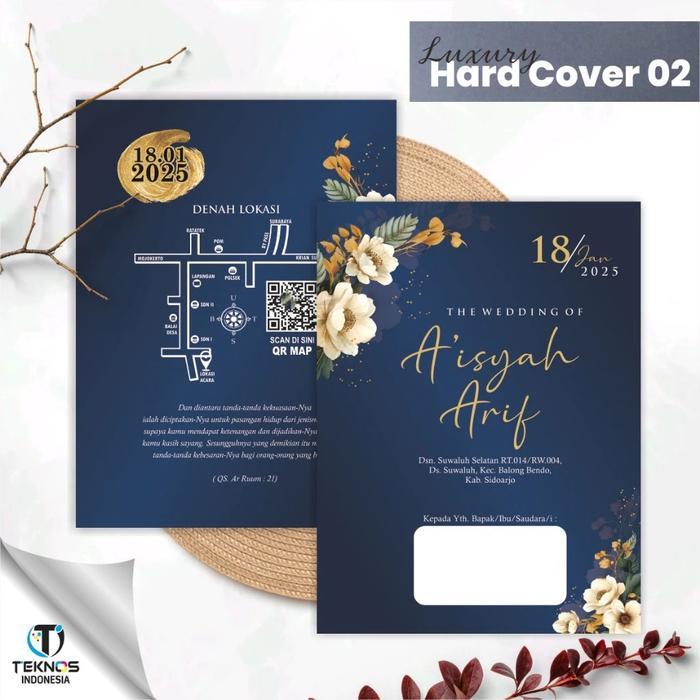 UNDANGAN HARDCOVER PERNIKAHAN CUSTOM - UNDANGAN PERNIKAHAN AESTHETIC TEBAL - LUXURY HARDCOVER