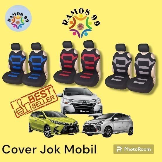 COVER JOK KURSI BANGKU DEPAN MOBIL 2 PCS ALL NEW TERIOS RUSH PREMIUM