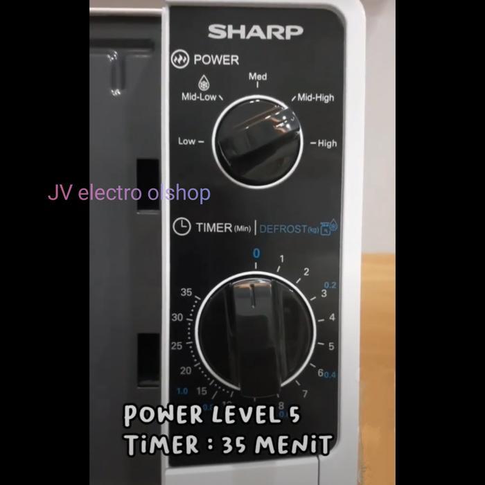 Microwave Sharp R-220Mawh 20 Liter - 450W / Sharp Microwave Low Watt