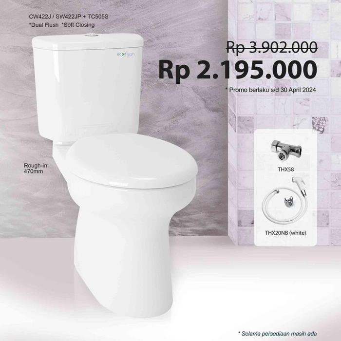 PROMO KLOSET DUDUK TOTO C422 CW422