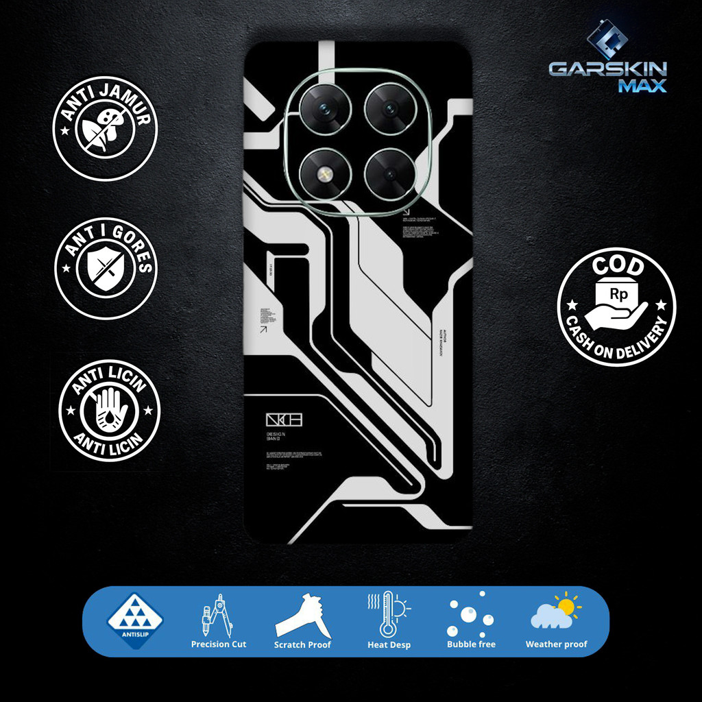 Garskin Skin Poco X7 5G CBP Fullbody / Backonly | Anti Gores | Bisa Custom | Kode - B80