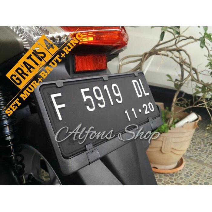 Cover plat nomor motor Honda