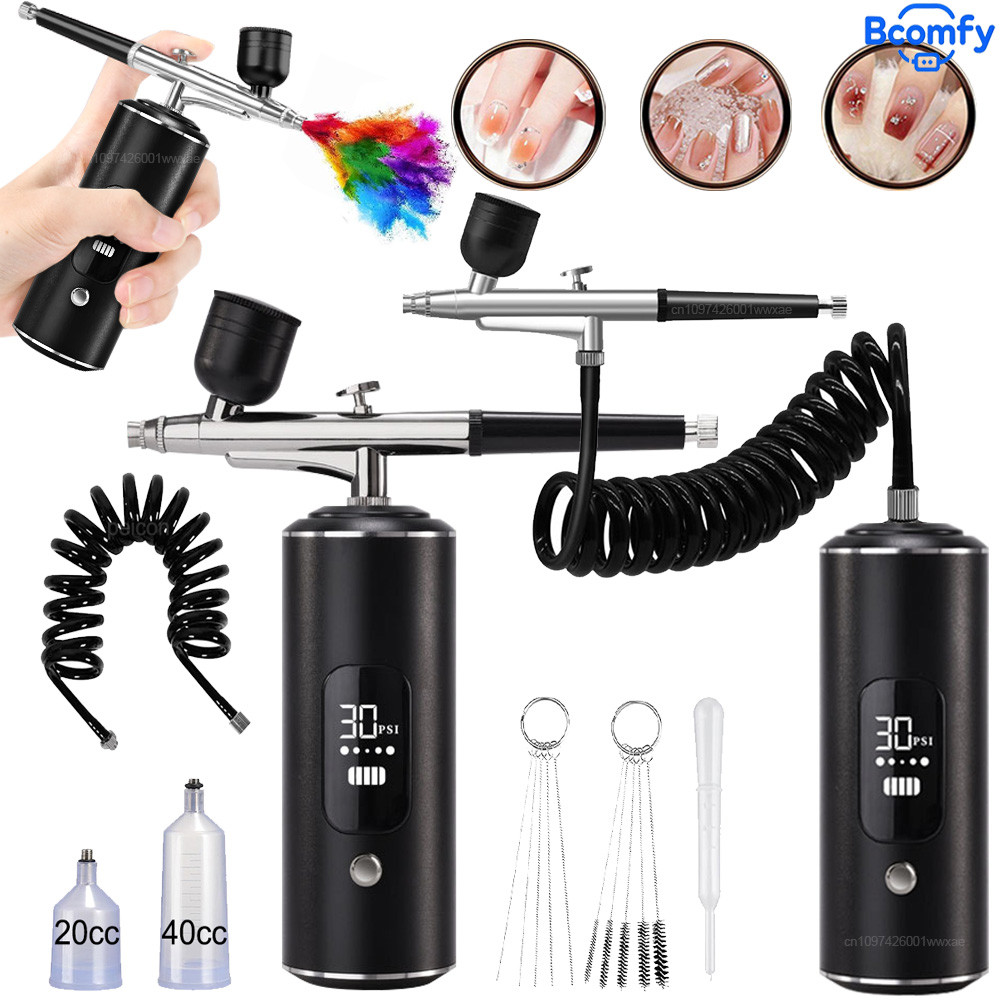 Airbrush Nail with Compressor Portable handheld Airbrush Painting Airbrush Spray Tool for Painting
