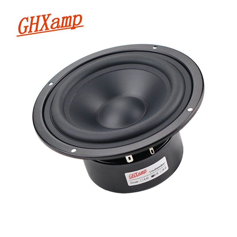 GHXAMP 5 INCH 5.5 INCH 147mm Pure Midrange Speaker Unit 6OHM 70W Alto Speaker Mediant HIFI Bookshelf