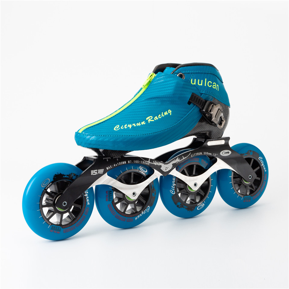 Japy 2019 Cityrun Speed Inline Skates Carbon Fiber Professional Competition Zip boots Racing Skating
