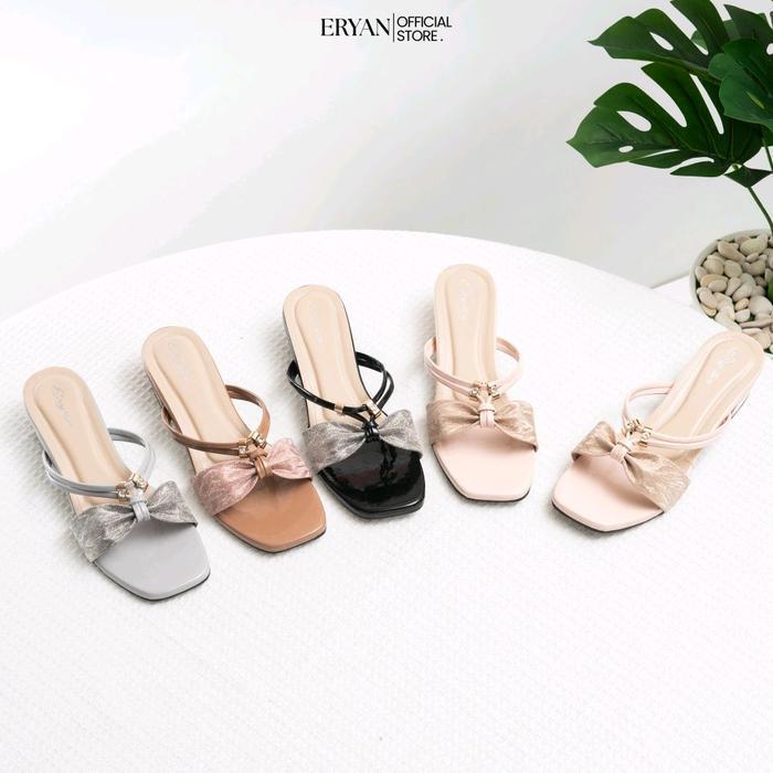 Donatello - Eriya Bella Sandal Heels Wanita 3Cm Pinta Simmer Sendal