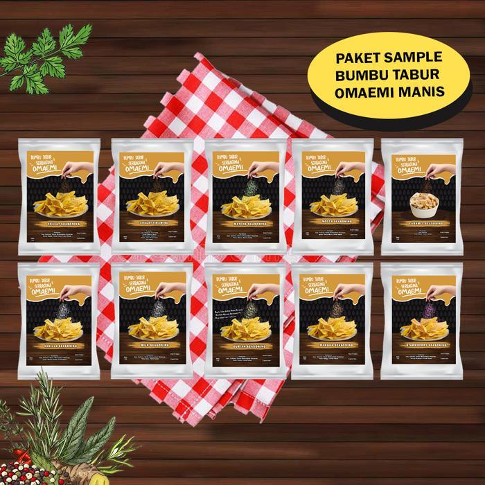 BUMBU TABUR OMAEMI PAKET SAMPLE MANIS TABURAN KERIPIK/SNACK