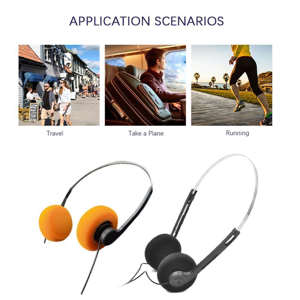 INS Japanese Retro Headphones Nostalgic Headsets HiFi MP3 Walkman Headphones Sports Photo Props
