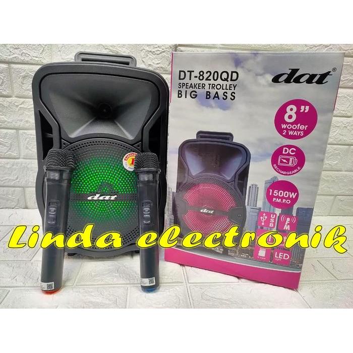 Portable Wireless Dat DT 820 QD Original 8 inch Bluetooth DT820 QD