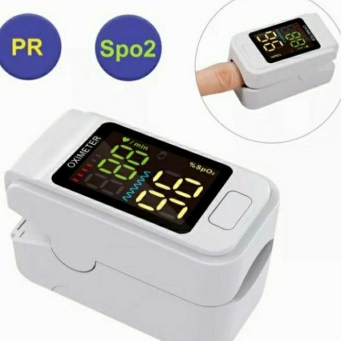 Ready fingertip pulse oximeter sp02 white
