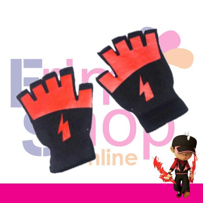 TERBARU SARUNG TANGAN KOSTUM ANAK BOBOIBOY HALILINTAR ORIGINAL