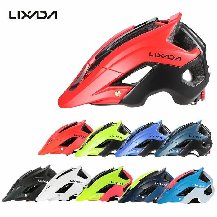 Helm Olahraga Sepeda Gunung Lixada MTB Visor Outdoor Original