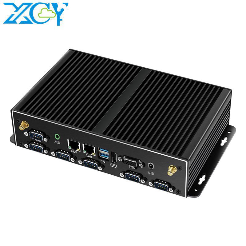 . Xcy Intel Core I7 4500U 5500U Mini Pc 2*Lan 6*Rs232 4*Usb Hdmi Vga -