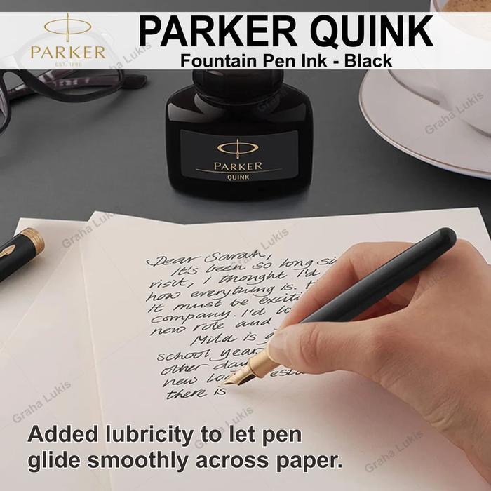Parker Quink / Tinta Botol Parker / Fountain Pen Ink Terlaris