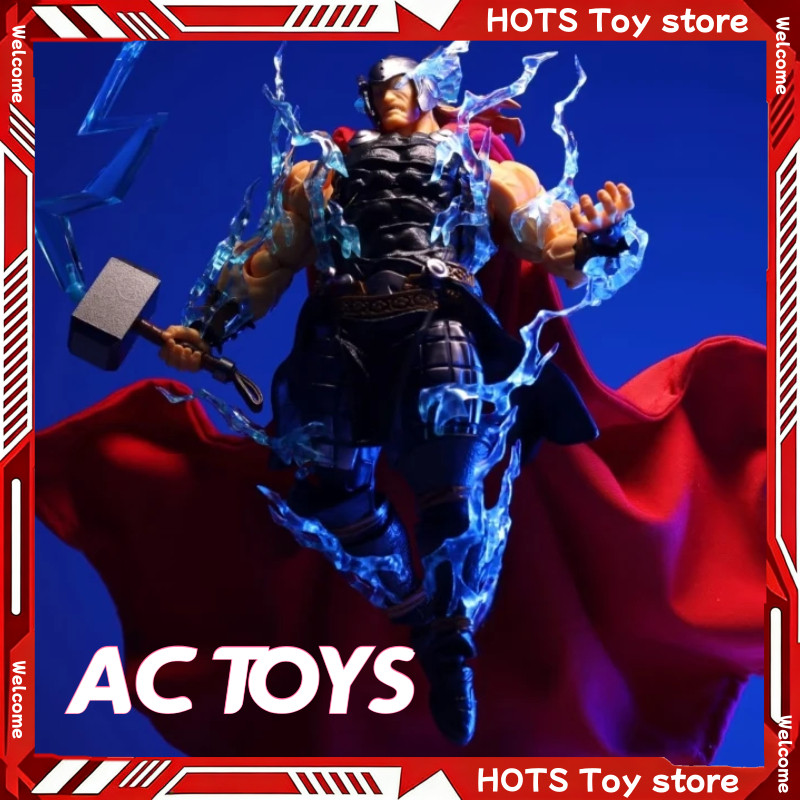 NEW Ac Factory Thor Marvel Anime Action Figure Kaiyodo Amazing Yamaguchi Revoltech Model Thunder God