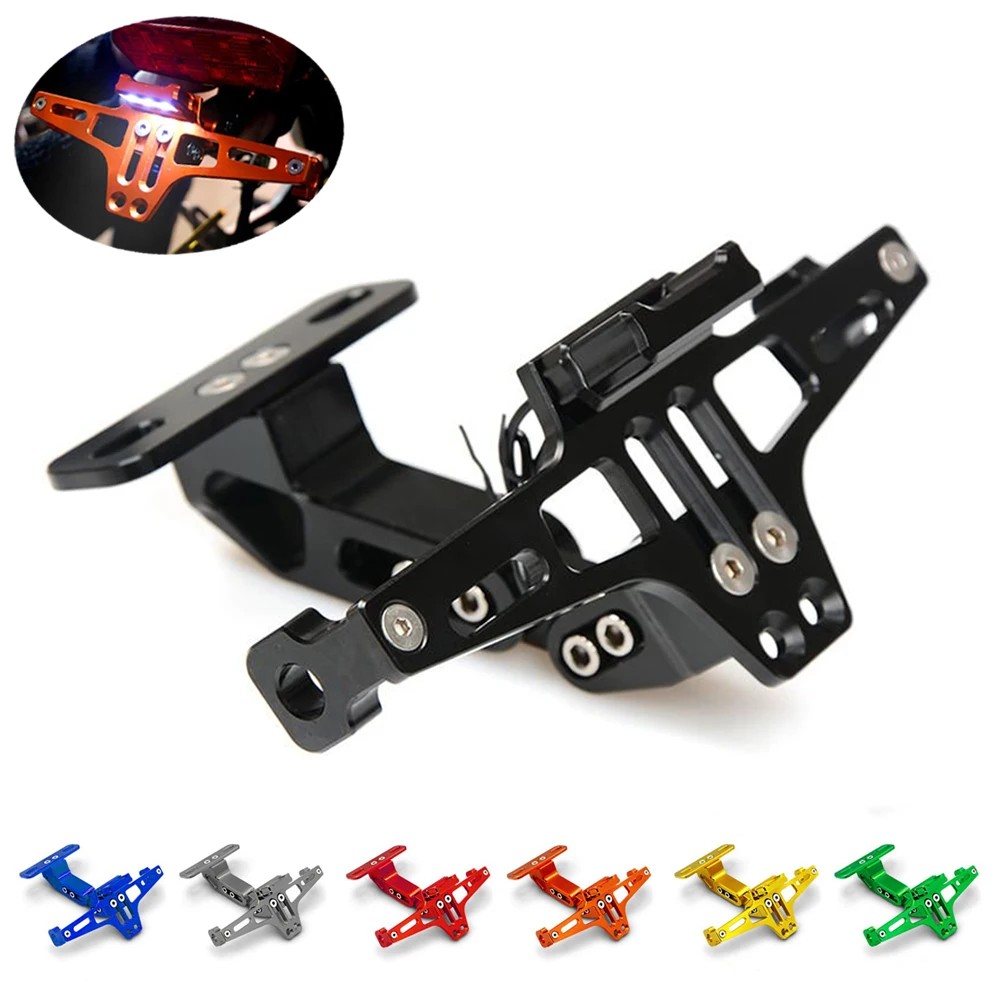 FOR YAMAHA YZF-R1 YZF-R6 YZF-R6S YZF-125 YZF-R15 YZF1000 YZF750R CNC REAR LICENSE PLATE MOUNT HOLDER