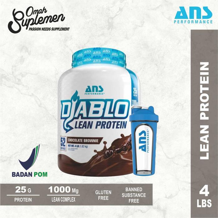 Ready Ans Diablo Lean Protein 4 Lbs Bpom Whey Protein