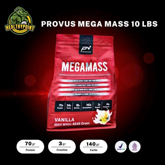 Provus mega mass 10 Lbs gainer PV megamass 10lbs