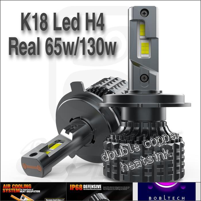 Bobltech Lampu Mobil Premium Led H4 Cree 20000Lm Car Kendaraan