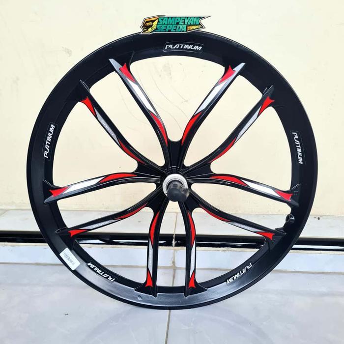 TERMURAH Velg Sepeda BMX 20 Inch Platinum Super CW Racing Bintang Sepasang Untuk Sepeda Bmx Anak