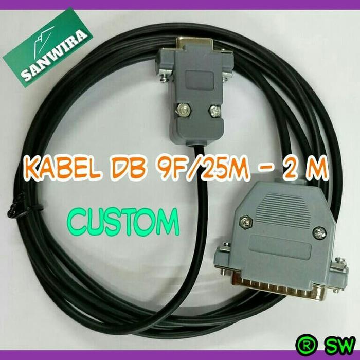 Kabel Cutting Stiker Roland DB 9 Female DB 25 Male 2 meter (Custom) / DB9 Female to DB25 Male