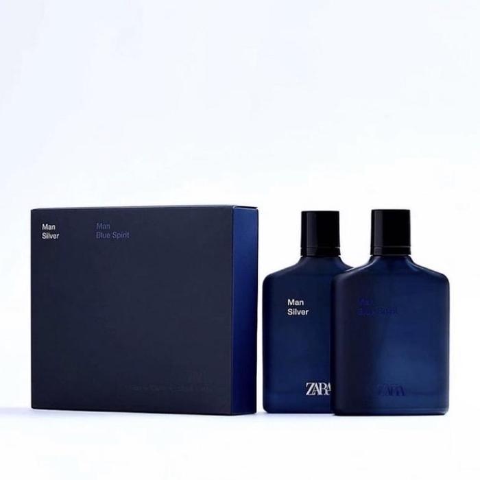 BUNDLE PARFUM ORIGINAL EROPA Zara Man Silver & Zara Man Blue Spirit