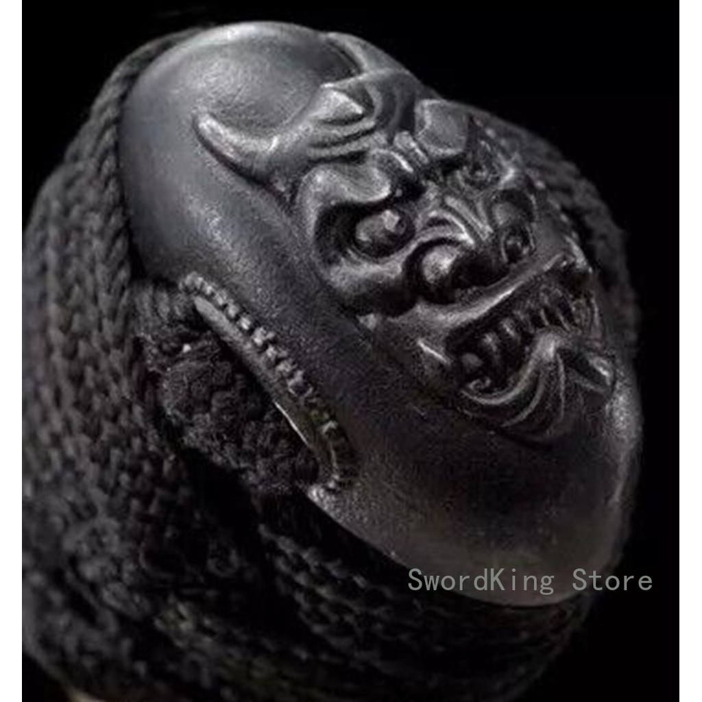 Suit Black High Grade Copper Tsuba Kashira Fuchi Menuki for Japanese Katana Tachi