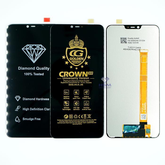 LCD OPPO A5/A3S/REALME C1/REALME 2 UNIVERSAL FULLSET ORI OEM *