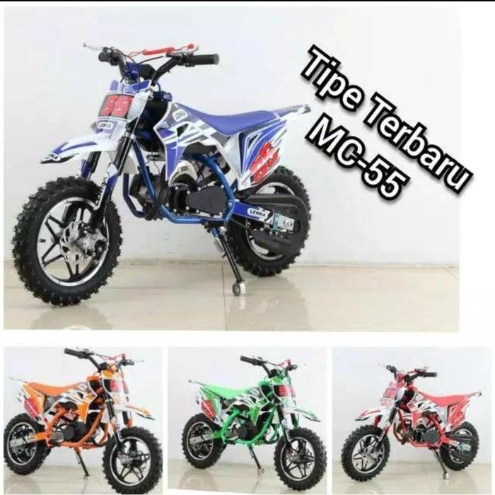 sepeda motor trail mini anak race/ motor anak motor mini 50cc
