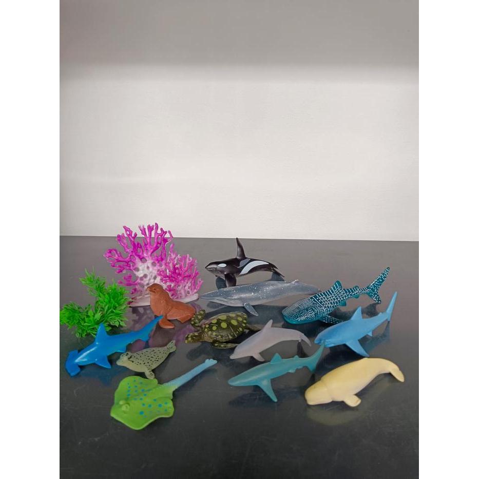 Mainan Laut Sea Animal Sea World Ocean Animal World Underwater Binatang Laut