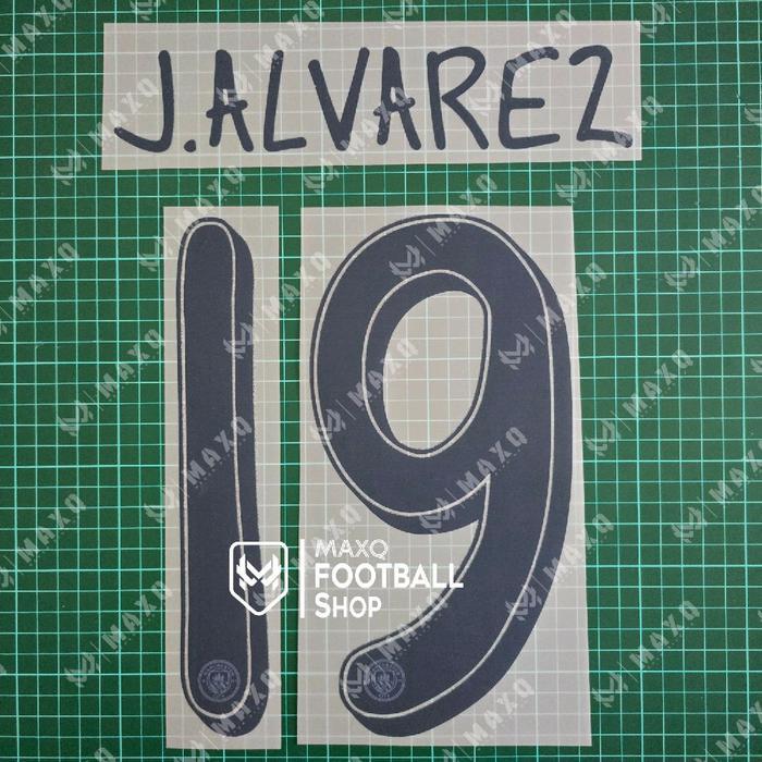 Jual Rugi [ Nameset ] City Home Jersey 2024 / 2025 Cup Version J. Alvarez 19
