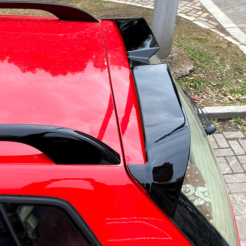 . Car Black Rear Trunk Boot Lip Spoiler Wing For Volkswagen Vw Polo 9N -