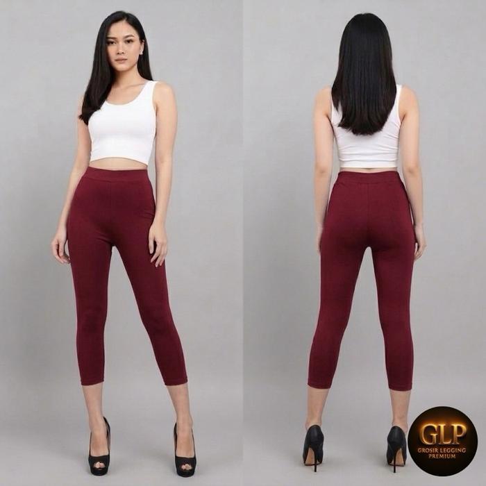 Legging 7/8 HW Wanita/Legging Import Wanita/Legging Fhashion/Legging wanita