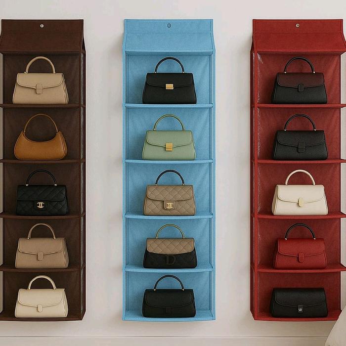 Rak Tas Gantung Super Premium Jumbo Bahan Dinir D600